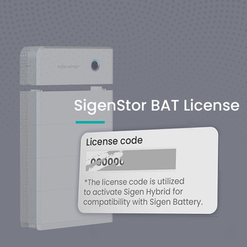 Sigenergy SigenStor BAT Connection License TP 5-10