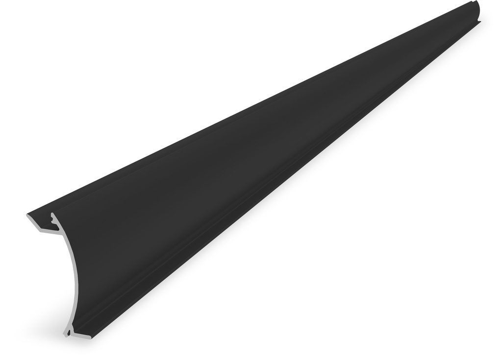 K2 InsertionRail 2.0 Cover 30; 2.85 m Black