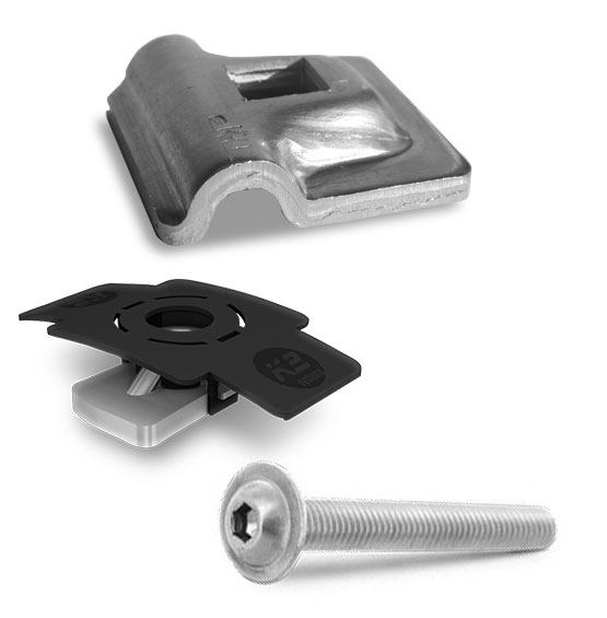 [2004922] K2 Lightning protection clamp 8mm Set