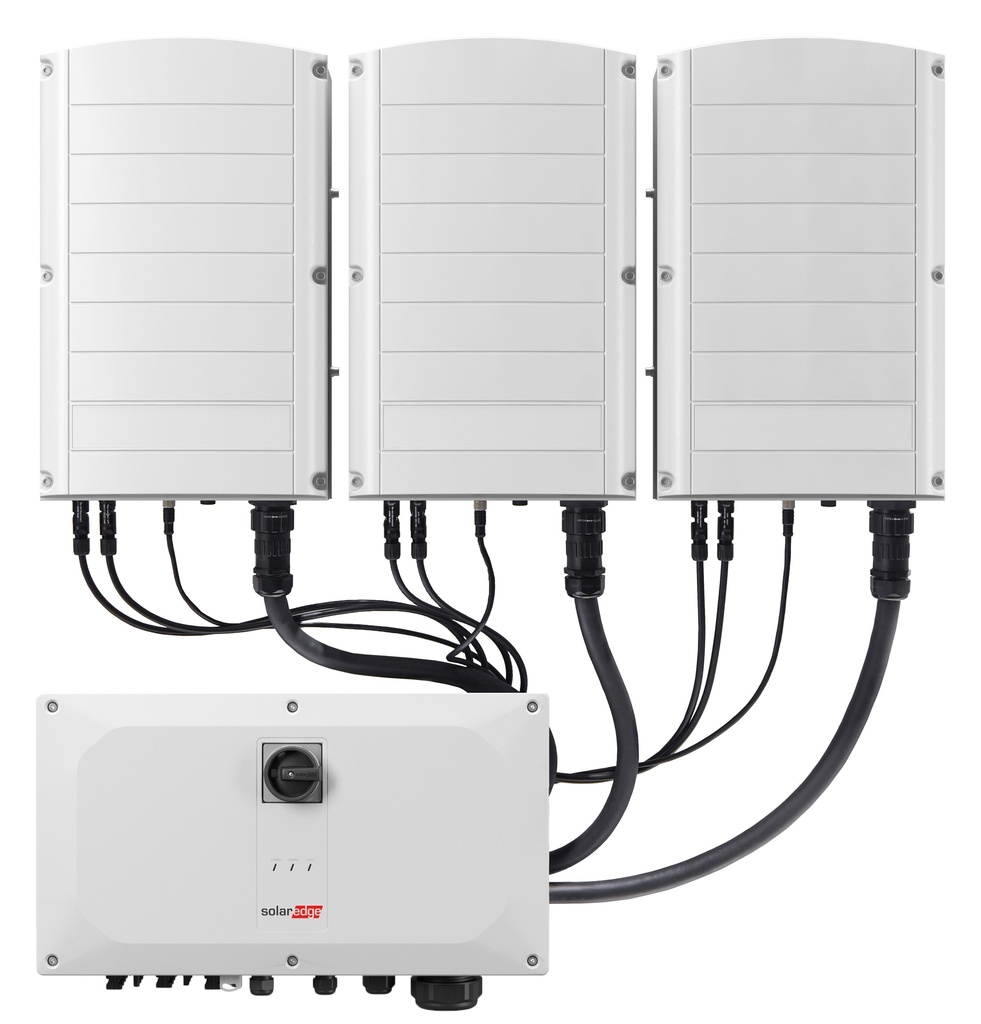 SolarEdge SET SE100K-RW00IBNM4 + 3x SESUK-RW00INNN4
