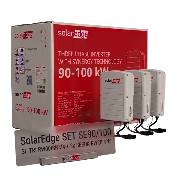 SolarEdge SET SE90/100 SE-TRI-RW00IBNM4 + 3x SESUK-RWR0INNN8