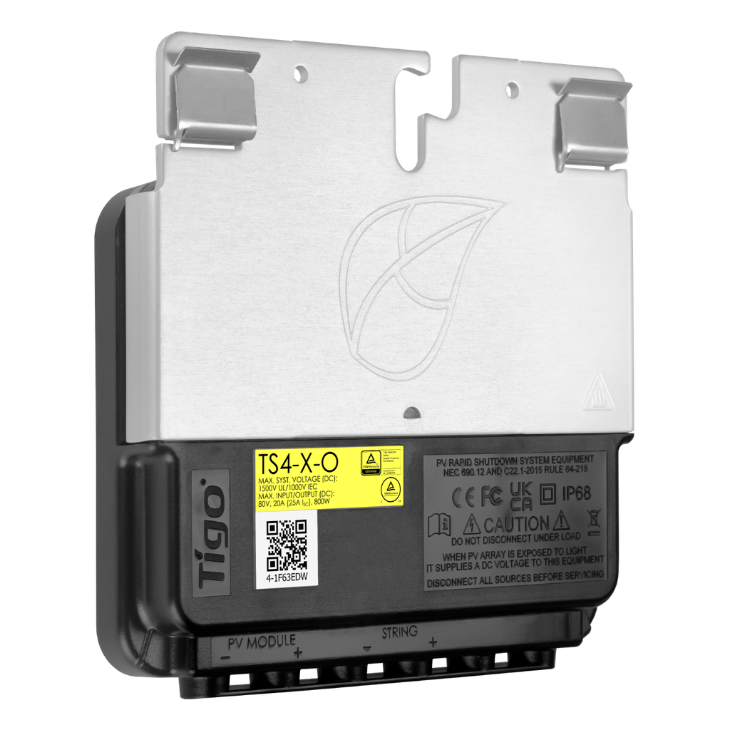 Tigo TS4-X-O (25A (Isc), 800W, 1500V UL/1000VIEC. MC4)
